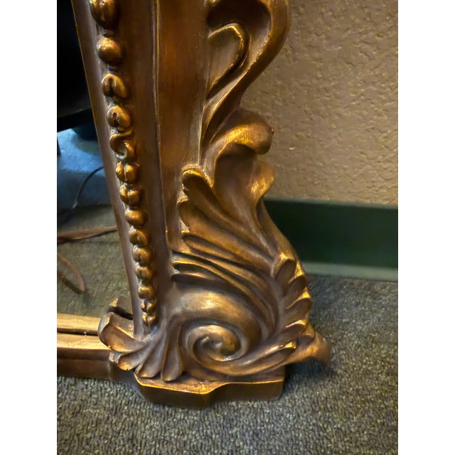 Anthropologie Gleaming Primrose Floor Mirror, Gold For Sale - Image 10 of 12