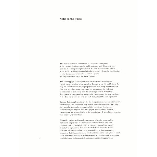 Pink Josef Albers 1963 "Interaction of Color" Folder Xvi-2 Left Side Silkscreen Print For Sale - Image 8 of 9