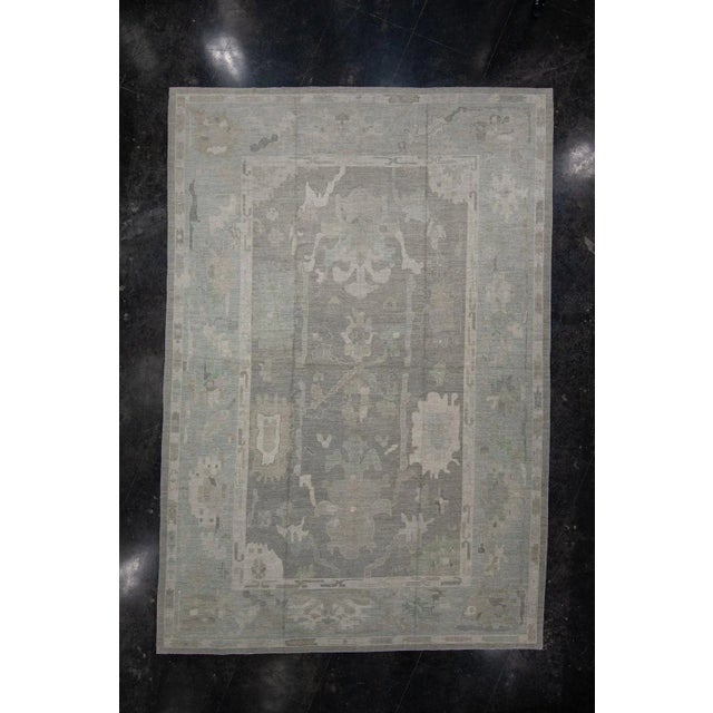 Turkish Oushak Rug 14'1" x 20'5" For Sale In Houston - Image 6 of 6