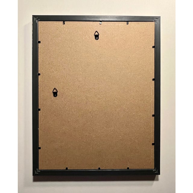 Ruby Red Antique 1851 a.h. Payne Hand Colored Steel Engraving Summer / Der Sommer, Framed For Sale - Image 8 of 8