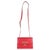 Red Red Smooth Calfskin Small Zumi Shoulder Flap Bag For Sale - Image 8 of 9