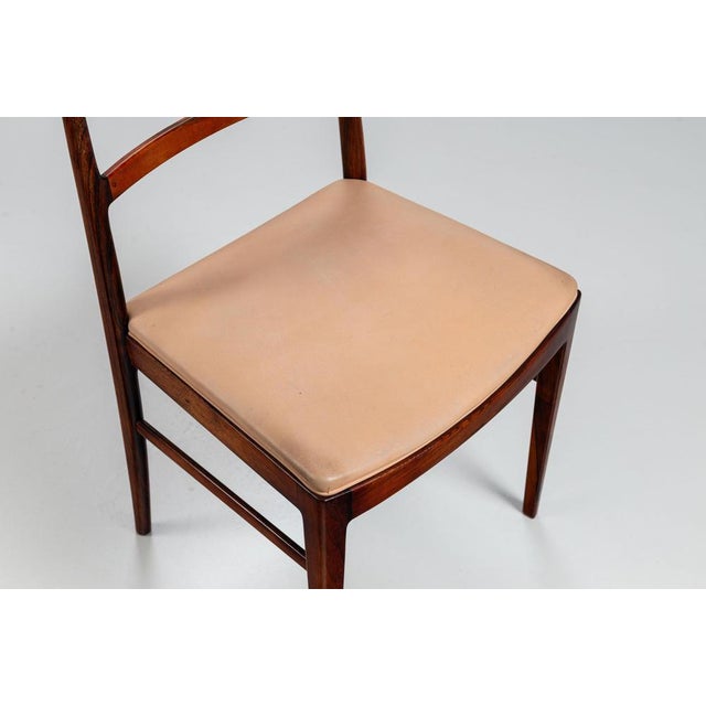 Model 430 Dining Chairs in Rosewood by Arne Vodder for Sibast, 1960s, Set of 6 For Sale - Image 12 of 18
