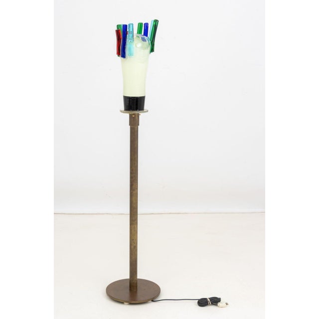 Elio Raffaeli Elio Raffaeli Murano Glass Sculpture Floor Lamp For Sale - Image 4 of 10