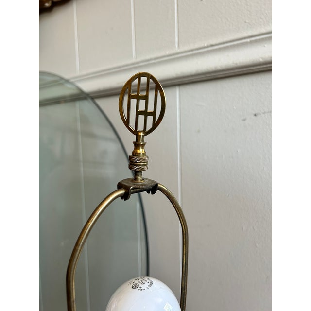 Vintage Frederick Cooper Brass Pineapple Table Lamp For Sale - Image 10 of 14