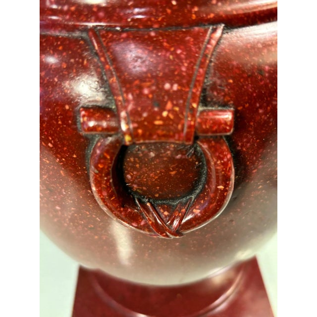 Early 20th Century Early 20th Century Porphyry Urn For Sale - Image 5 of 7