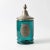 Gray Mid-Century French Turquoise Glass Jar from Letain a La Rose, 1960s For Sale - Image 8 of 8