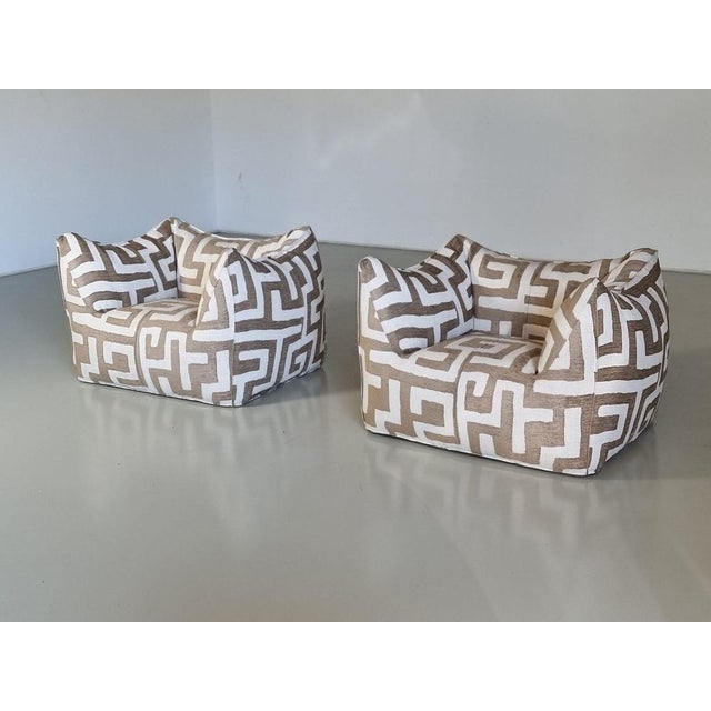 Set of Le Bambole Lounge Chairs by Mario Bellini for C&b Italia, 1970s For Sale - Image 12 of 12