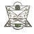 1980s Metal Folding Magazine or Record Holder - Green Glass Medallion For Sale In New York - Image 6 of 9