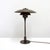 Rare Poul Henningsen. PH-3/2 table lamp with original copper shade set on a browned brass stem and shade holder with wire...