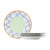 Set a lively tablescape with The Grid Salad Plate’s unexpected pairing of soft pastels with bold amber, along with its...