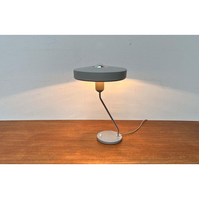 Mid-Century Modern Dutch Model Romeo Minimalist Table Lamp by Louis Kalff for Philips, 1960s For Sale - Image 18 of 18