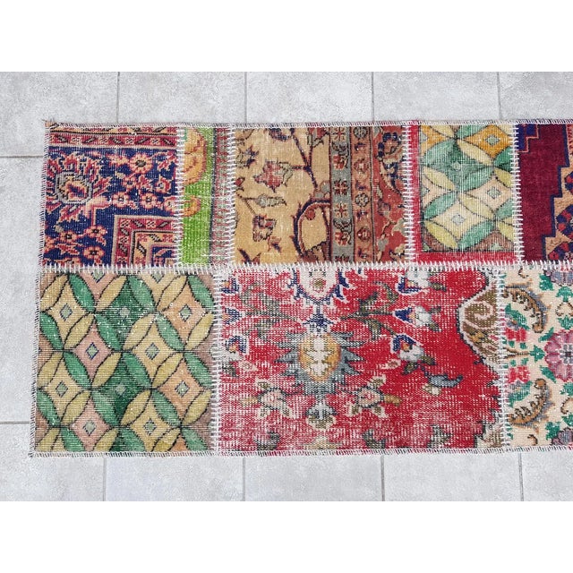 1960s Mid 20th Century Turkish Natural Bohemian Runner For Sale - Image 5 of 10