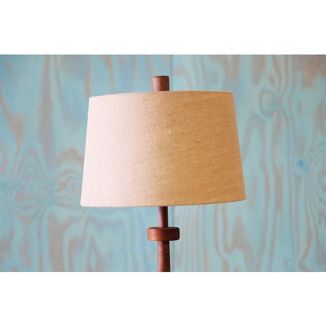 1960s Jane and Gordon Martz Floor Lamp With Tile Table Mid Century Modern For Sale - Image 6 of 18