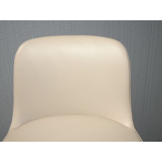 Textile Pedrali Tan Leather Contemporary Bar Stool For Sale - Image 7 of 12