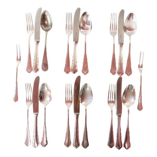 Vintage Silver-Plated Cutlery for Six from WMF, Set of 20 For Sale