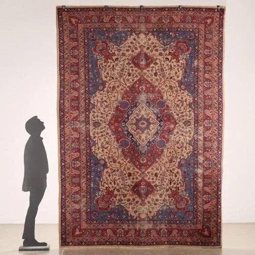 Esparta rug in cotton and wool, large knot. Manual manufacturing. This piece is attributed to the mentioned...