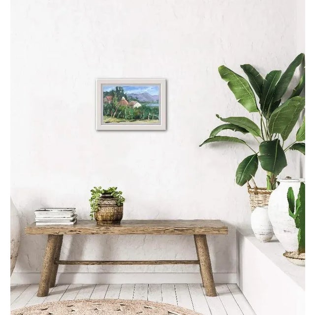 I painted this landscape at my friend's farm in Sonoma. The piece is titled: Constance's Farm. 8 x 12 original oil...