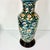 Mid 20th Century Chinoiserie Boho Chic Hollywood Regency Ceramic Flora Botanical Table Lamp, Textile Shade For Sale - Image 9 of 18