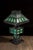 Early 20th Century Arts and Crafts Green Slag Glass and Cast Iron Table Lamp For Sale In Chicago - Image 6 of 9