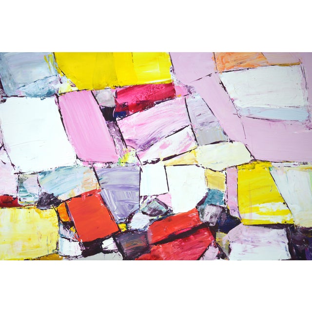 Pink Abstraction 105.Original Contemporary Painting For Sale - Image 8 of 12