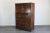 Brown Mid Century Walnut Highboy Chest of Drawers For Sale - Image 8 of 10