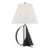 Thomas O'Brien by Visual Comfort Signature Auxerre Large Blacksmith Table Lamp in Aged Iron with Linen Shade For Sale