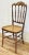 Hollywood Regency Vintage Chiavari Style Carved Wood Chair With Caned Seat For Sale - Image 3 of 12