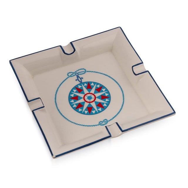 Vintage Italian Ceramic Ashtray from Gucci, 1980 For Sale - Image 3 of 13