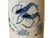 Chinese Distressed White Porcelain Blue Shrimps Graphic Holder Vase For Sale In San Francisco - Image 6 of 9