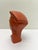 Red Vintage Ceramic Head Sculpture in the style of Lindsey B., 1980s For Sale - Image 8 of 12