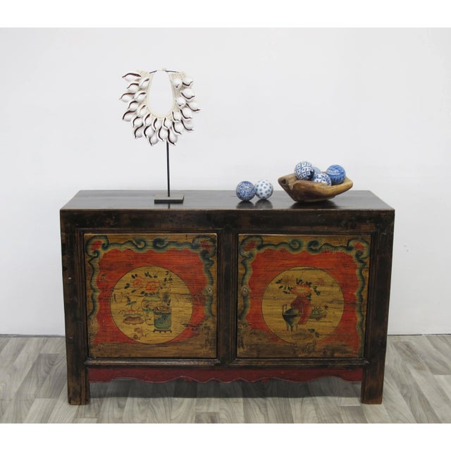 Hand Painted Mongolia Sideboard For Sale - Image 9 of 12