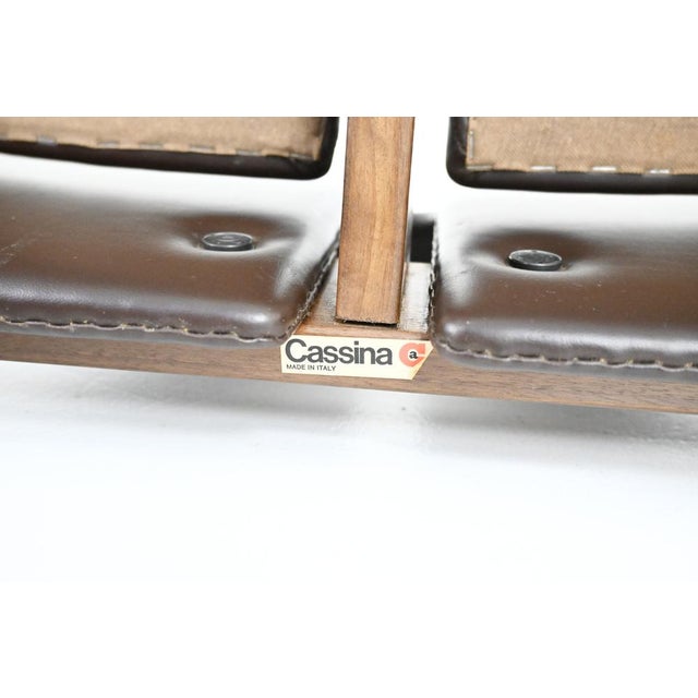 Tan Model 925 Lounge Chairs by Afra & Tobia Scarpa for Cassina, 1970s, Set of 2 For Sale - Image 8 of 12