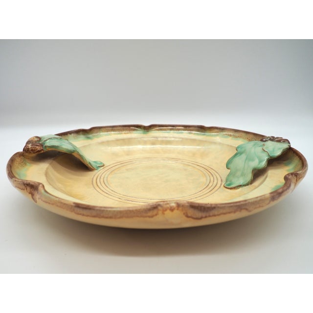 Ceramic Fruit Bowl by Christer Heijl for Töreboda Keramik, Sweden, 1930s For Sale - Image 11 of 11
