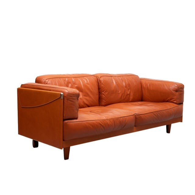Poltrona Frau Leather Sofa by Pierluigi Cerri for Poltrona Frau, 1980s For Sale - Image 4 of 18