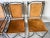 Set of 4 Vintage Spanish Style Wrought Iron & Leather Dining Chairs For Sale - Image 4 of 12