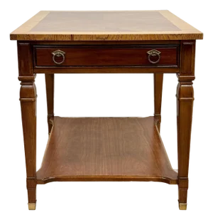 Vintage Drexel Furniture Solid Wood Side Table