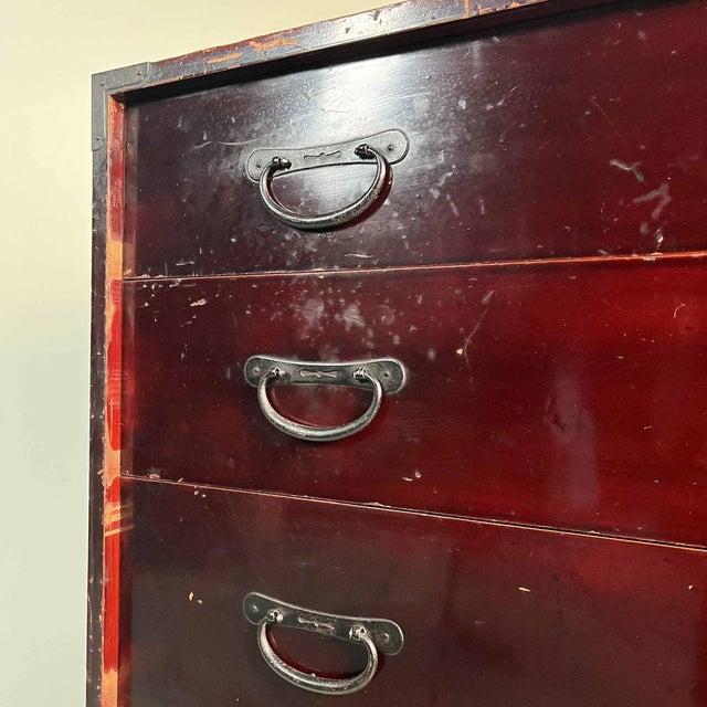 Meiji Era Tansu Sendai Isho-Dansu Chest, Japan, Late 19th Century For Sale - Image 5 of 17