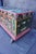Mexican Hand-Painted Folk Art Mexican Trunk For Sale - Image 3 of 7