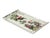 Off-white Vintage Finish Rooster Flower Graphic Rectangular Porcelain Plate Art For Sale - Image 8 of 10