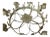 Vaughan Round Painted Tole French-Inspired Circular Chandelier, White For Sale In New York - Image 6 of 7