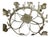 Vaughan Tole French-Inspired Circular Chandelier, White With Gold Accents For Sale In New York - Image 6 of 7