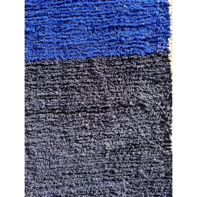 1990s Large Moroccan Beni Ouarain Mrirt Rug, 1990 For Sale - Image 5 of 10