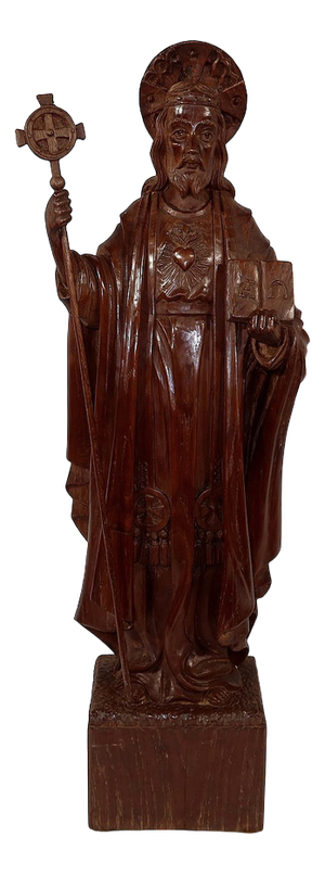 Statue of Christ, 1890s, Chestnut
