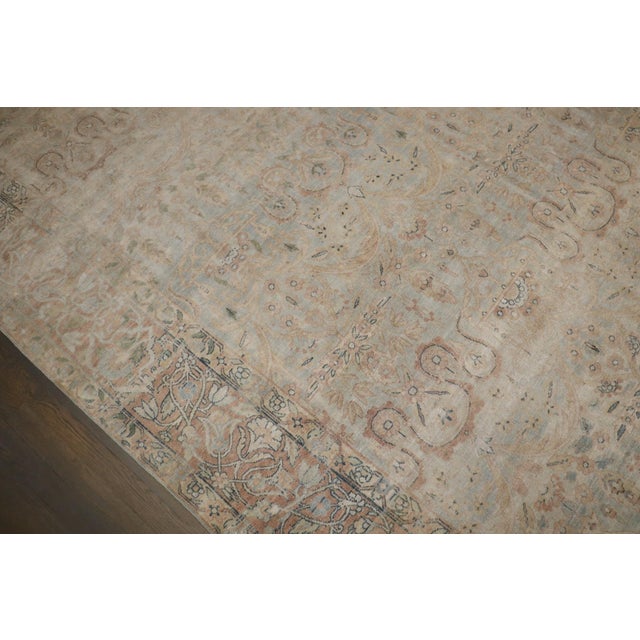 Persian Light Color Persian Antique Kerman rug no. j5228 For Sale - Image 3 of 13