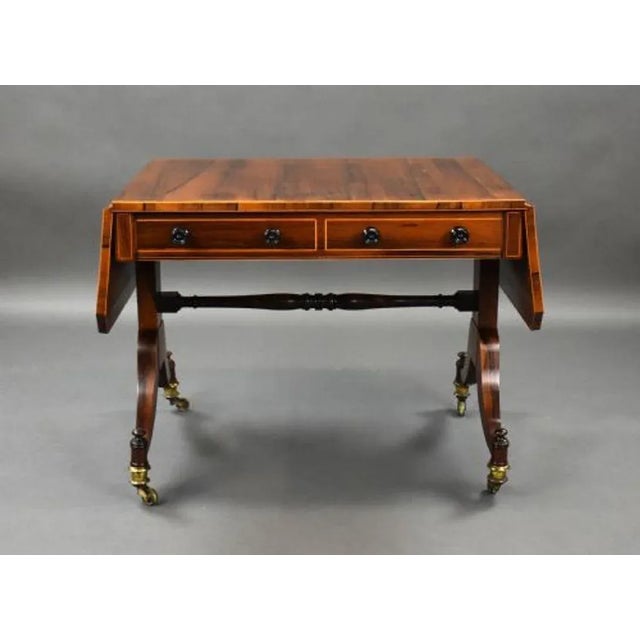 Regency Rosewood Side Table, 1820s For Sale - Image 6 of 12