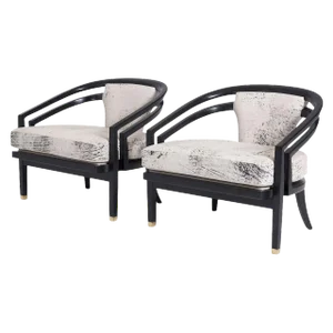 1950s Open Frame Lounge Chairs- A Pair