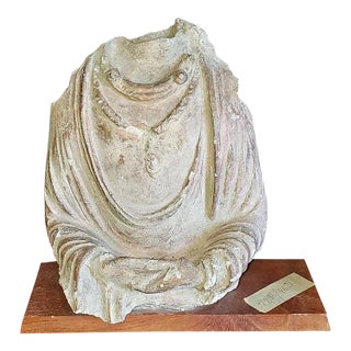 A Stucco Torso of the Buddha, Gandhara, 4th-5th Century For Sale