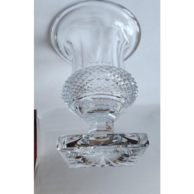 Stunning crystal urn vase from France Saint Louis Crystal. This is in excellent condition.