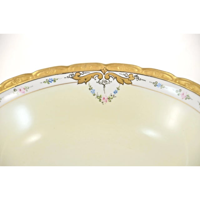 Traditional 1920s Bavarian Gold Gilt Porcelain Bowl For Sale - Image 3 of 5