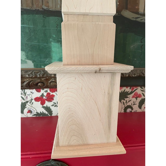 Handmade in upstate New York this classically inspired obelisk is perfect for any decor and is fine as is or can be...